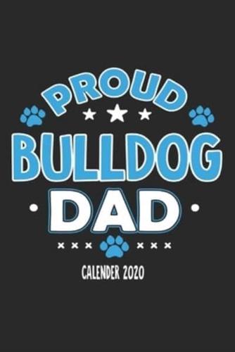 Proud Bulldog Dad Calendar 2020