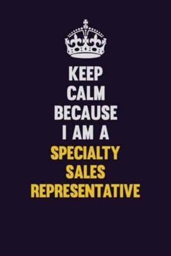 Keep Calm Because I Am A Specialty Sales Representative