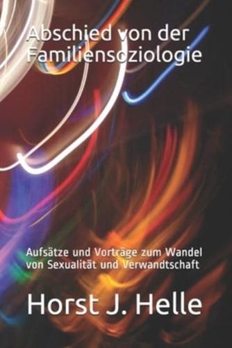 Abschied Von Der Familiensoziologie