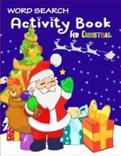 Word Search Activity Book For Christmas