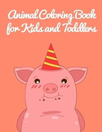 Animal Coloring Book for Kids and Toddlers
