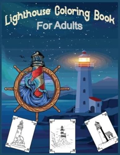 Lighthouse Coloring Book For Adults