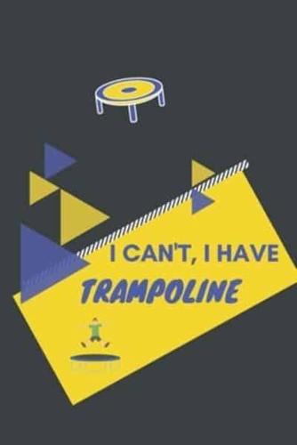 I Can't I Have Trampoline