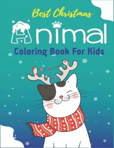 Best Christmas Animal Coloring Book for Kids