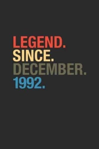 Legend Since December 1992