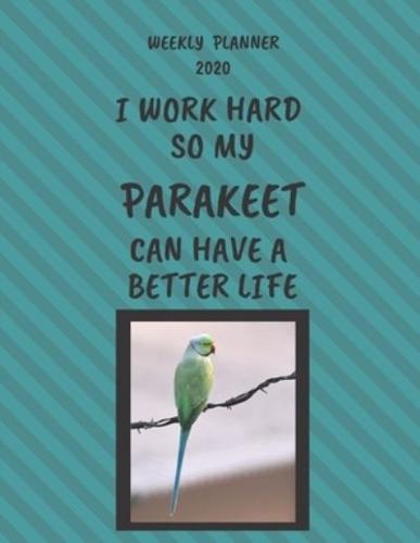 Parakeet Weekly Planner 2020