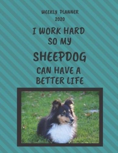 Sheepdog Weekly Planner 2020