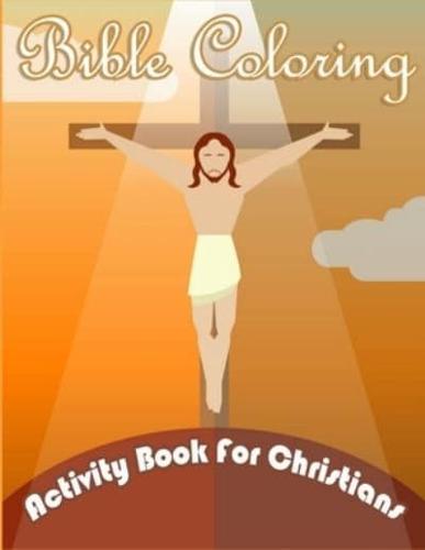 Bible Coloring Activity Book for Christians