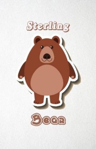 Sterling Bear A5 Lined Notebook 110 Pages