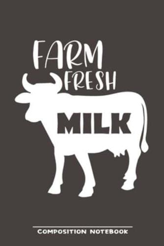 Farm Fresh Milk Composition Notebook