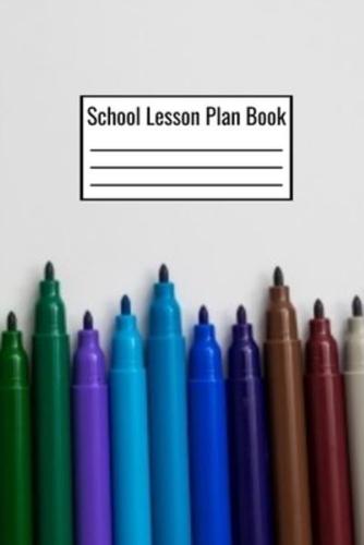 School Lesson Plan Book