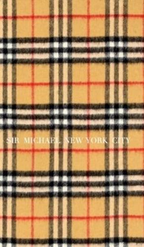 Burberry Inspired Plaid Sir Michael New York Creative Blank Journal