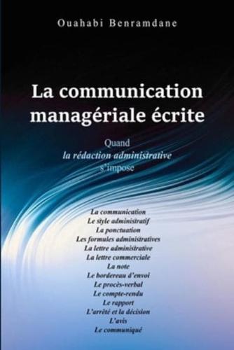 La communication Managériale écrite