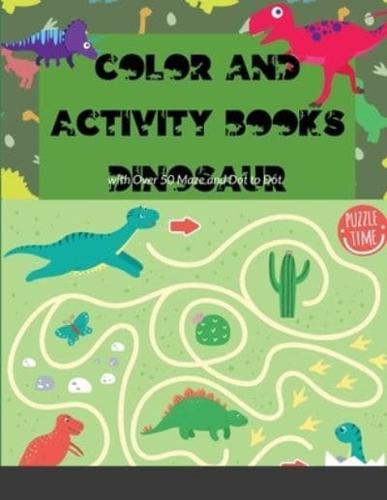 Color and Activity Books Dinosaur