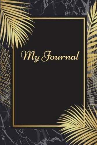 My Journal: Dot Grid Journal Grid Paper Notebook 6"x9" 110 pages Cute Bullet Journal