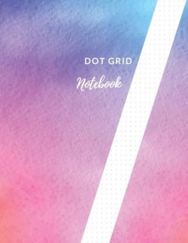 Dot Grid Notebook: Softly Colored Design Dotted Notebook/Journal Large (8.5 x 11)"  Dot Grid Composition Notebook