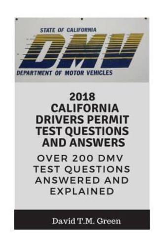 2018 California Drivers Permit Test Questions And Answers