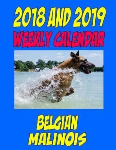 2018 and 2019 Weekly Calendar Belgian Malinois