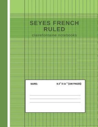 Seyes French Ruled Clairefontaine Notebooks