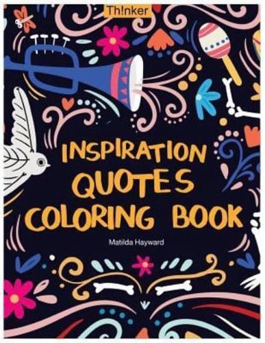 Inspiration Quotes Coloring Book