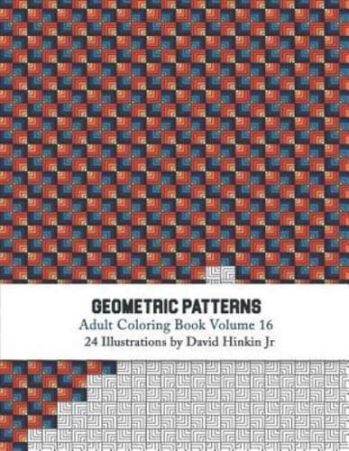 Geometric Patterns - Adult Coloring Book Vol. 16