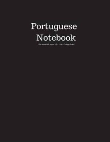 Portuguese Notebook 200 Sheet/400 Pages 8.5 X 11 In.-College Ruled