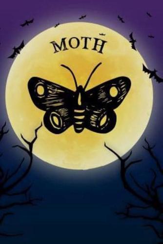 Moth Notebook Halloween Journal