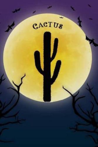 Cactus Notebook Halloween Journal