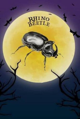 Rhino Beetle Notebook Halloween Journal
