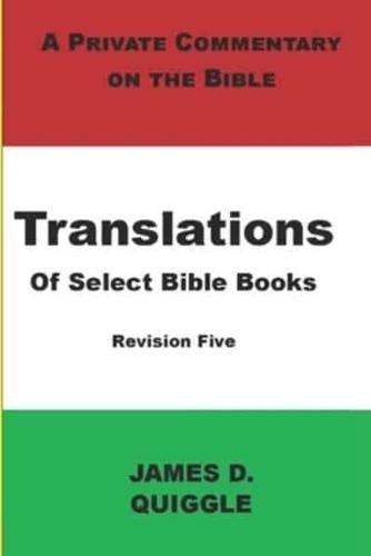 Translations: Of Select Bible Books