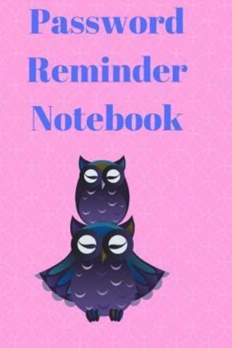 Password Reminder Notebook