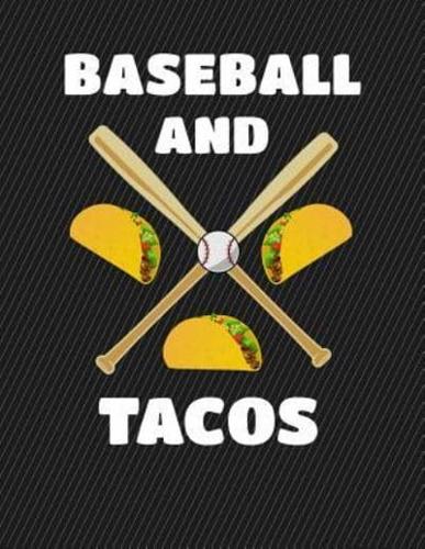 Baseball and Tacos Notebook - College Ruled