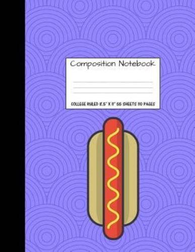 Composition Notebook College Ruled 8.5" X 11" 55 Sheets 110 Pages