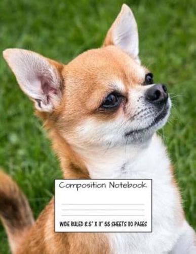 Composition Notebook Wide Ruled 8.5" X 11" 55 Sheets 110 Pages