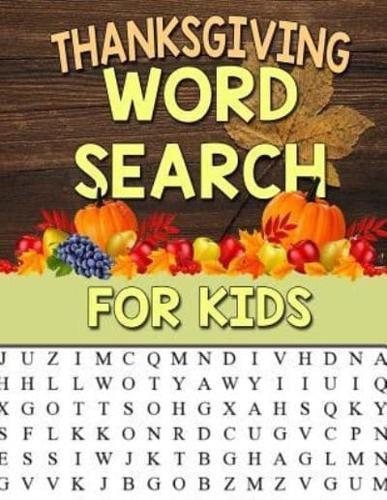 Thanksgiving Word Search for Kids