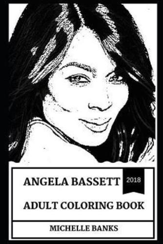 Angela Bassett Adult Coloring Book