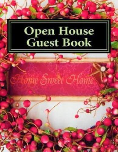 Open House Guest Book