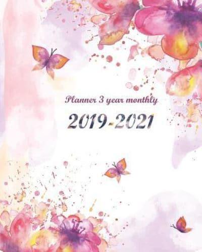 Planner 3 Year Monthly 2019-2021