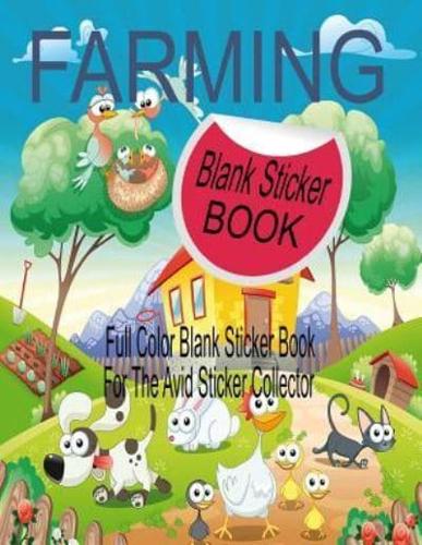 Farming Blank Sticker Book