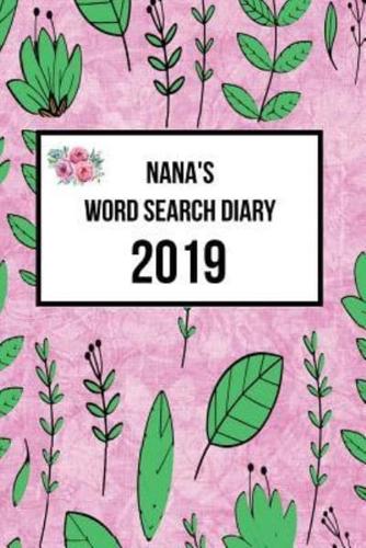 Nana's Word Search Diary 2019