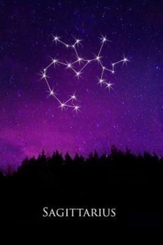 2019 Weekly Planner Sagittarius Constellation Night Sky Astrology Symbol 134 Pages