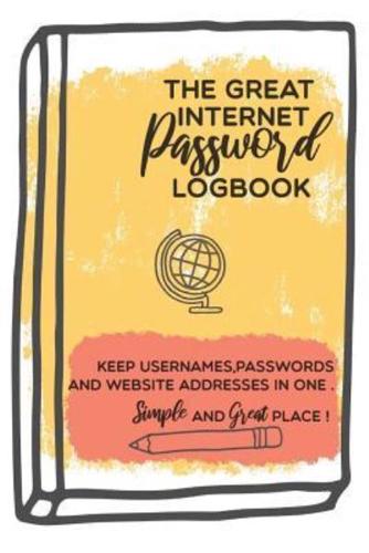 Internet Password Log Book