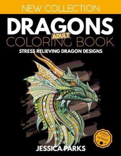 Dragons Adult Coloring Book