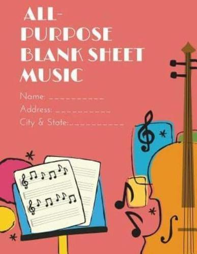 All-Purpose Blank Sheet Music