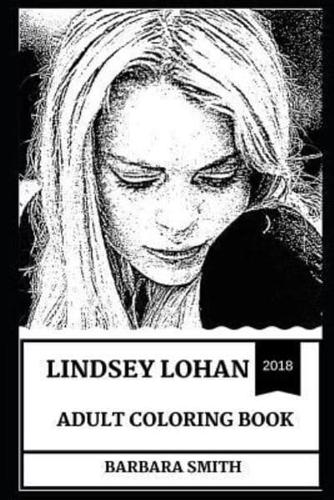 Lindsay Lohan Adult Coloring Book