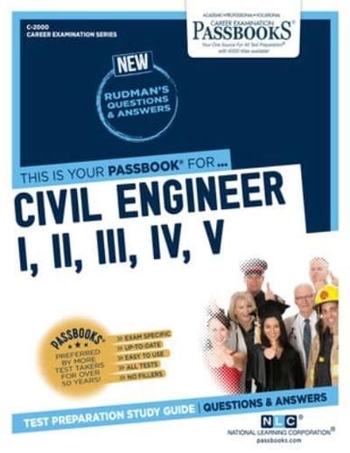 Civil Engineer I, II, III, IV, V (C-2000)