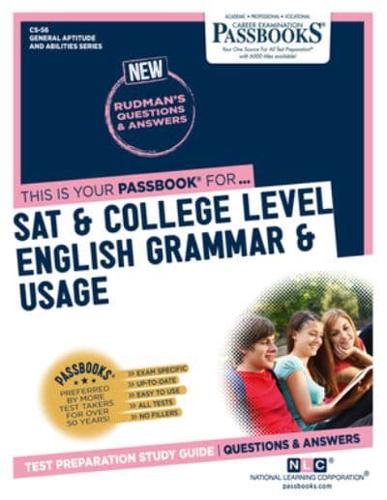 SAT & College Level English Grammar & Usage (CS-56) Volume 56