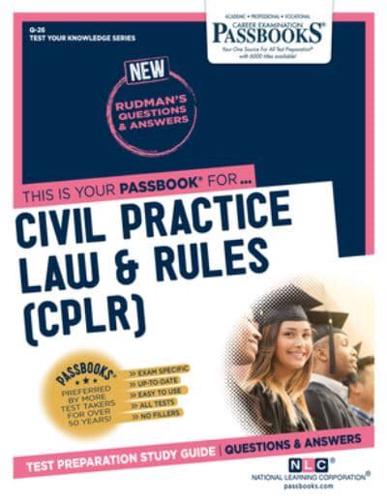 Civil Practice Law & Rules (CPLR) (Q-26)