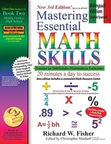 Mastering Essential Math Skills Book 2, Bilingual Edition - English/Spanish