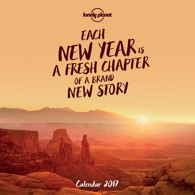 Lonely Planet Wall Calendar 2017